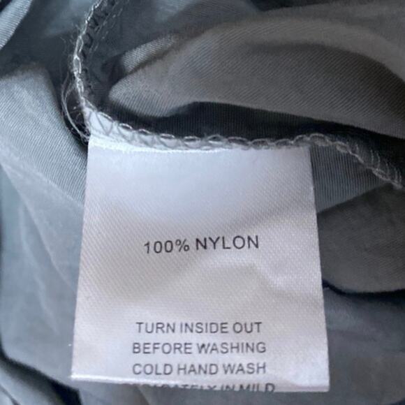 NEW White Fox Green Tapered Baggy Trousers Cargo Windbreaker Jogger Pants Sz XS - Picture 5 of 5